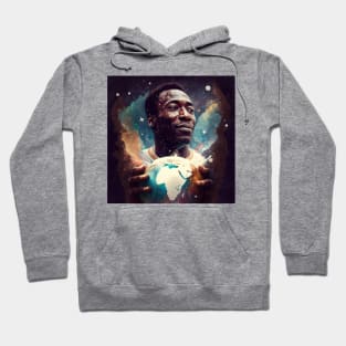 Pele holding the World Hoodie